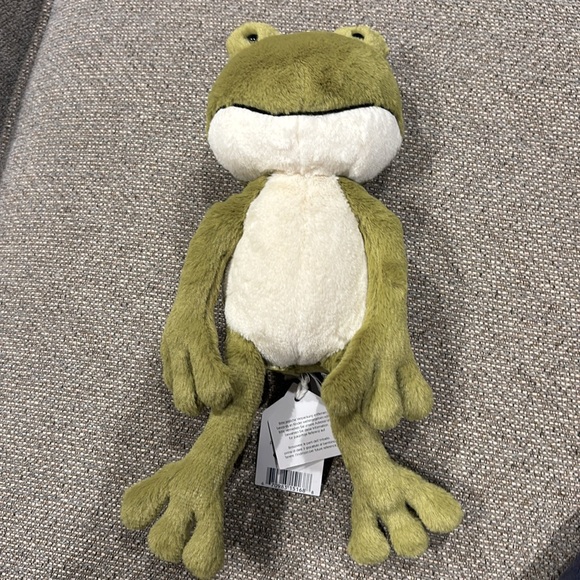 Jellycat Green and White Plush Frog Toy - Picture 3 of 14